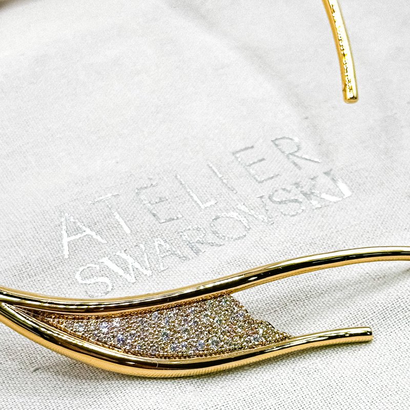 施華洛世奇Swarovski｜Swarovski Atelier高級珠寶設計師系列・鍍金珍寶頸環（絕版典藏款）-15