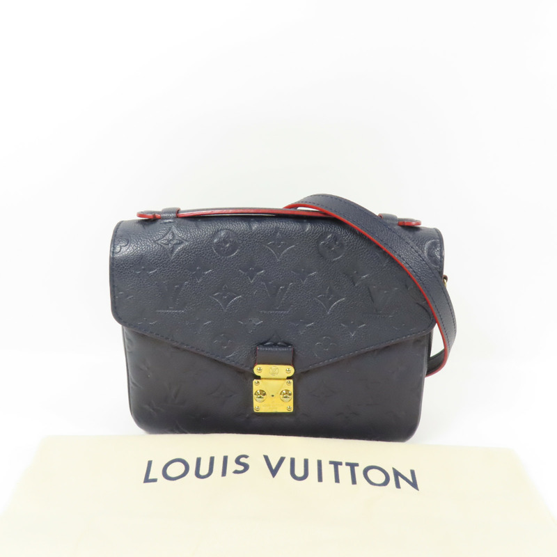LOUIS VUITTON Monogram Empreinte Pochette Metis金扣手挽肩背兩用袋-5