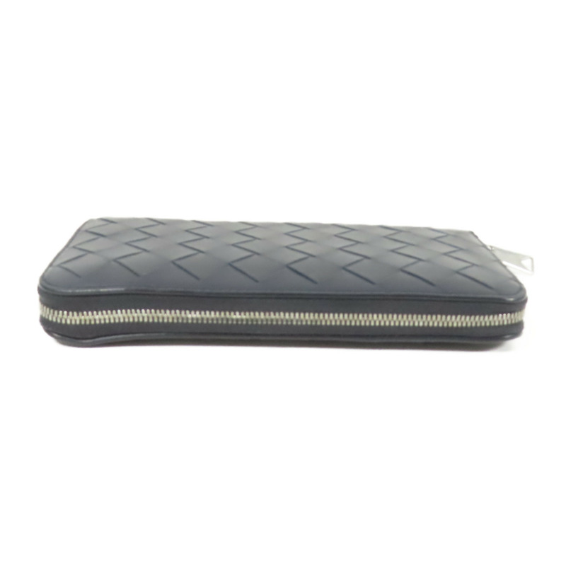 BOTTEGA VENETA 牛皮皮革Long Wallet銀扣長錢包-3