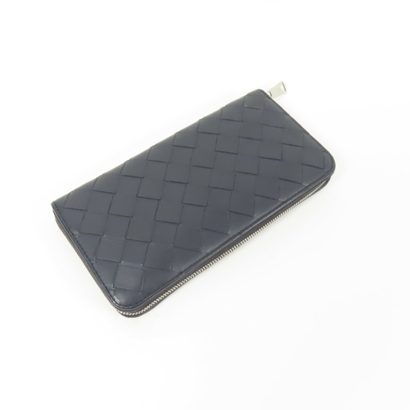 BOTTEGA VENETA 牛皮皮革Long Wallet銀扣長錢包-4