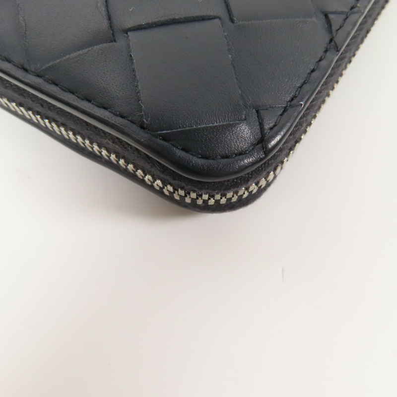 BOTTEGA VENETA 牛皮皮革Long Wallet銀扣長錢包-7