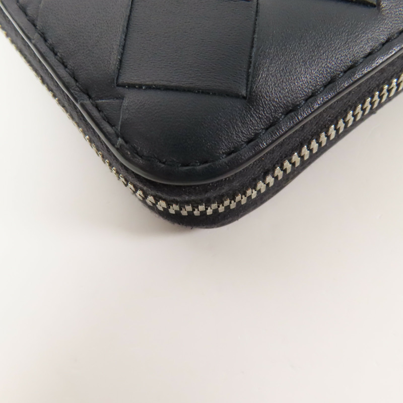 BOTTEGA VENETA 牛皮皮革Long Wallet銀扣長錢包-8