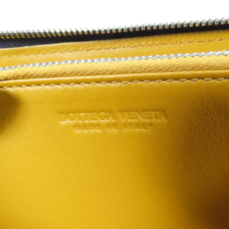 BOTTEGA VENETA 牛皮皮革Long Wallet銀扣長錢包-12