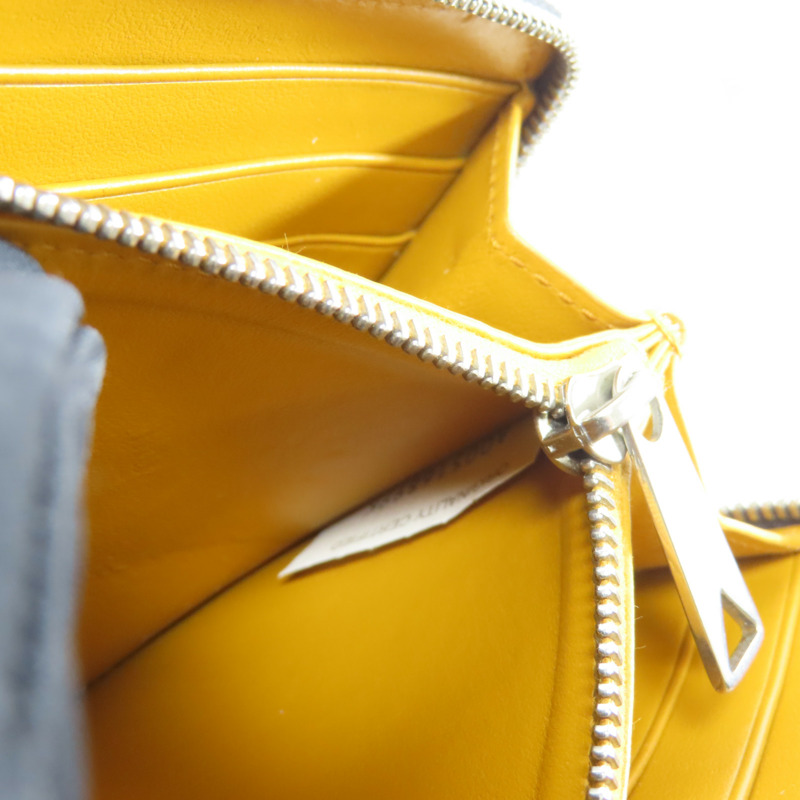 BOTTEGA VENETA 牛皮皮革Long Wallet銀扣長錢包-13