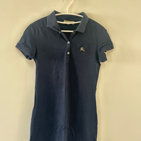 burberry 深藍色小洋裝