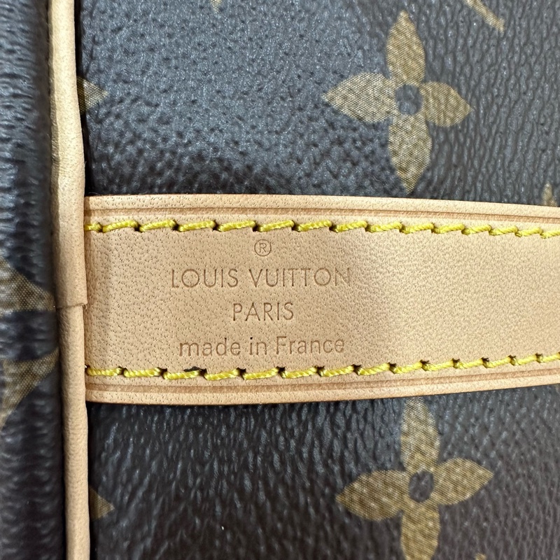 LV M41113 原花金釦speedy 25 斜背包 兩用包-12
