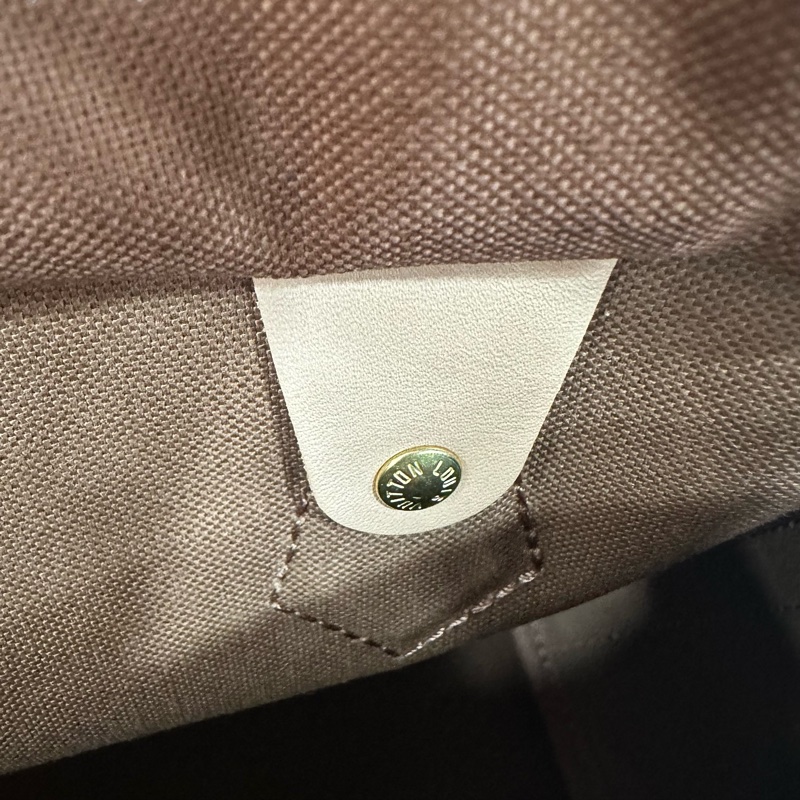 LV M41113 原花金釦speedy 25 斜背包 兩用包-24