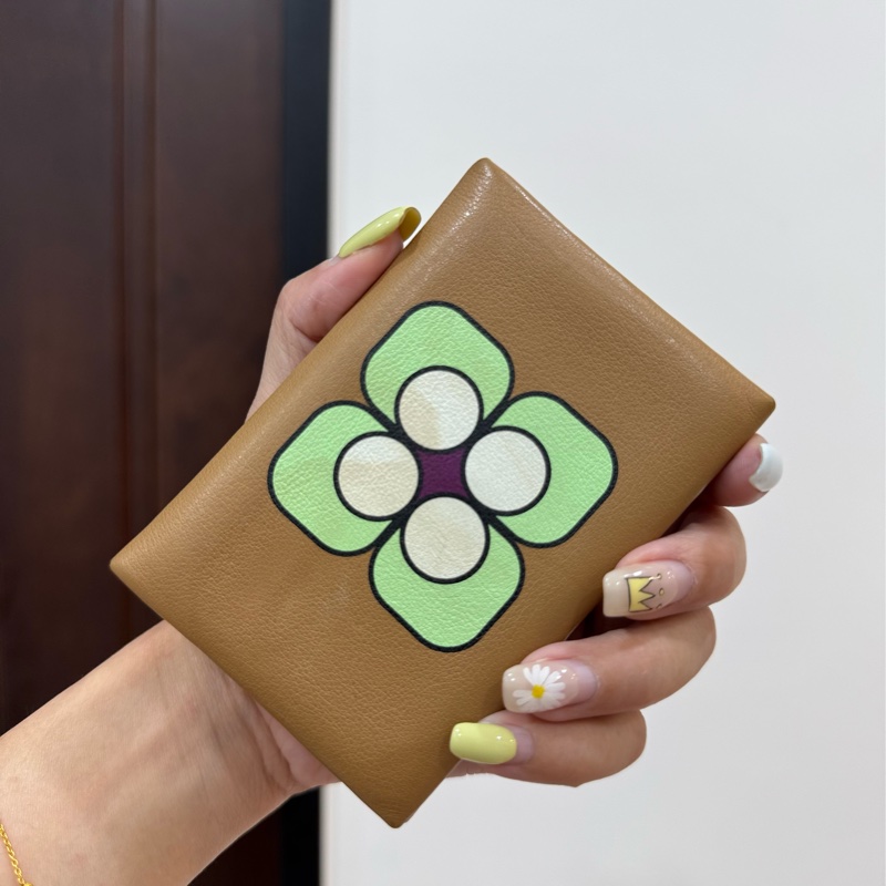 HERMES 愛馬仕 Calvi duo 彩繪 卡包 卡片夾 卡夾 皮夾 錢包 零錢包-2