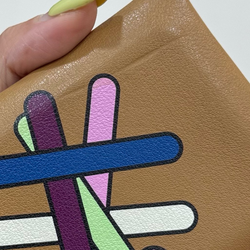 HERMES 愛馬仕 Calvi duo 彩繪 卡包 卡片夾 卡夾 皮夾 錢包 零錢包-16