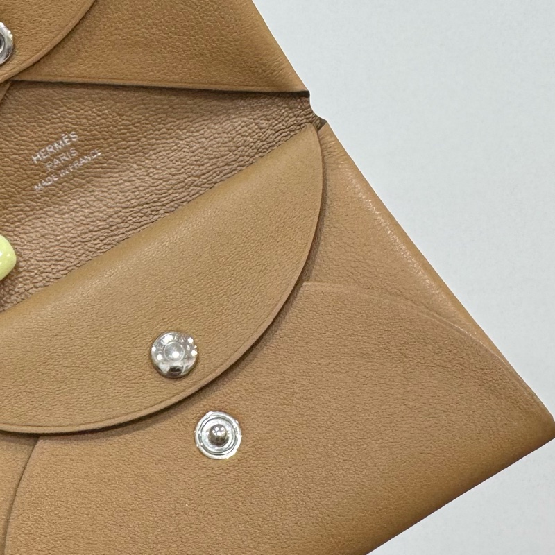 HERMES 愛馬仕 Calvi duo 彩繪 卡包 卡片夾 卡夾 皮夾 錢包 零錢包-17