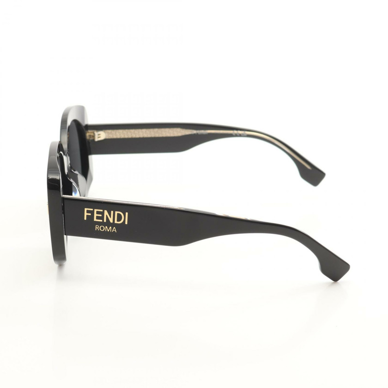 FENDI ROMA 太陽眼鏡 眼鏡 40137F 01A 醋酸纖維 黑色 全新 女款-2