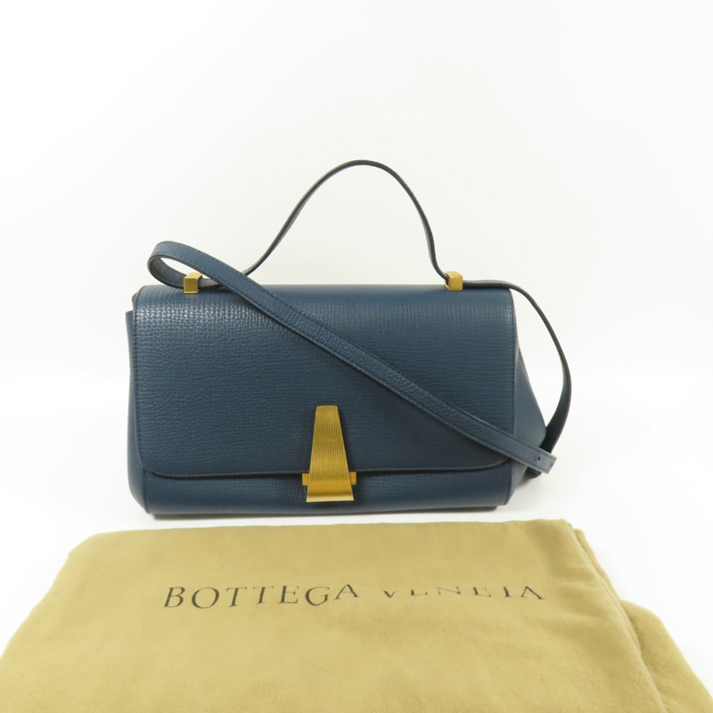 BOTTEGA VENETA 牛皮皮革Shoulder Bag金扣肩背袋-5