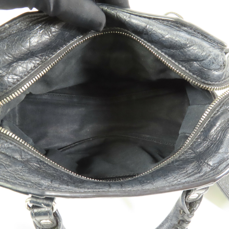 BALENCIAGA 牛皮皮革Neo Cagole XS銀扣手挽肩背兩用袋-4