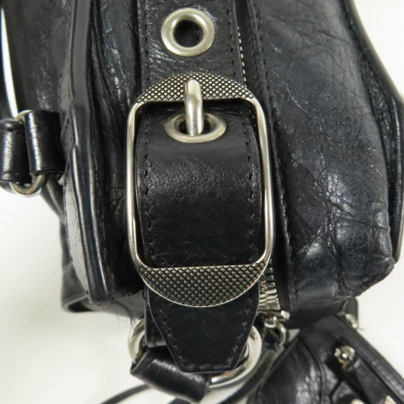 BALENCIAGA 牛皮皮革Neo Cagole XS銀扣手挽肩背兩用袋-14