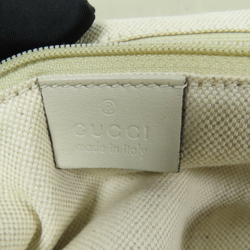 GUCCI 帆布2 Way Shoulder銀扣手挽肩背兩用袋-15