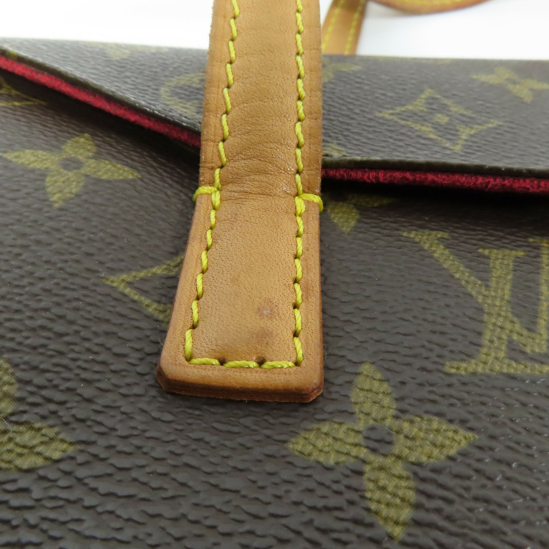 LOUIS VUITTON Monogram Sonatine金扣手挽袋-10