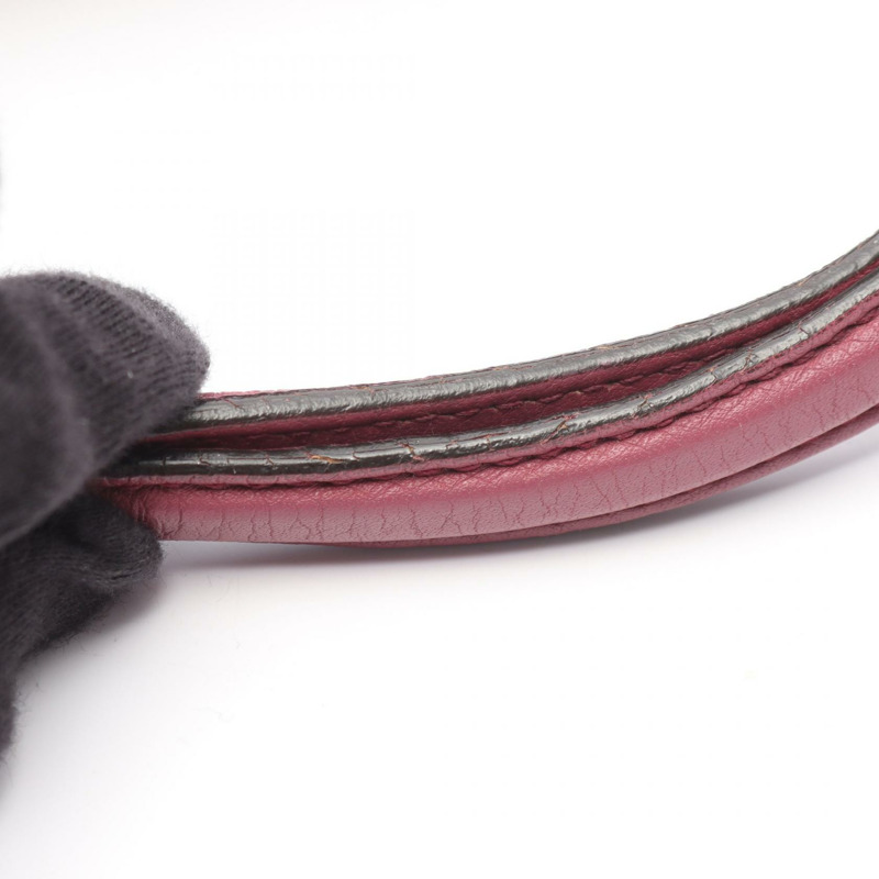 GUCCI Soho 互扣式 G 肩背包 369176 皮革 粉紅色 二手 女士-12