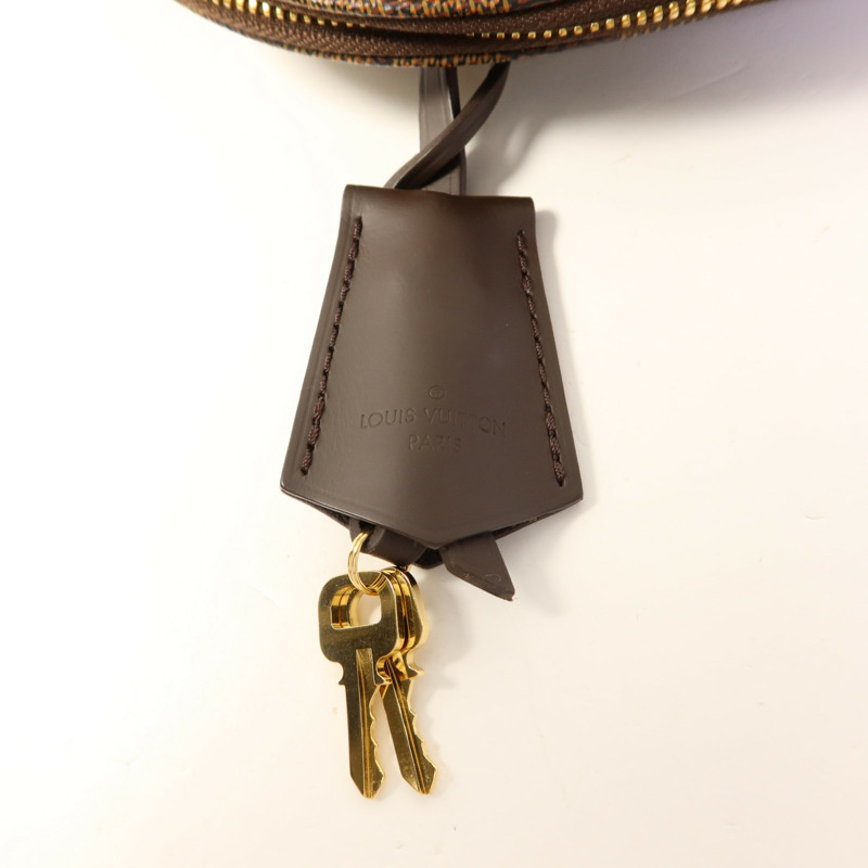 LOUIS VUITTON Damier Alma BB金扣手挽肩背兩用袋-7