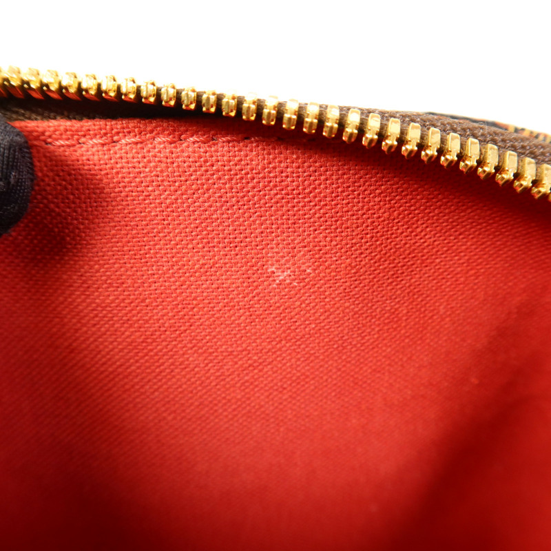 LOUIS VUITTON Damier Alma BB金扣手挽肩背兩用袋-14