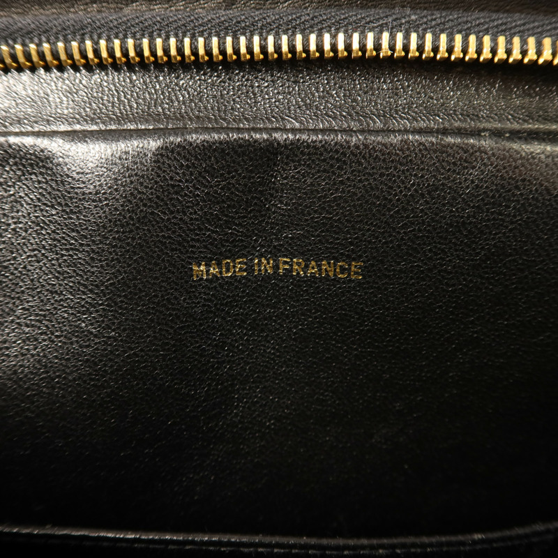 CHANEL 羊皮皮革Chain Shoulder金扣鏈帶肩背袋-9