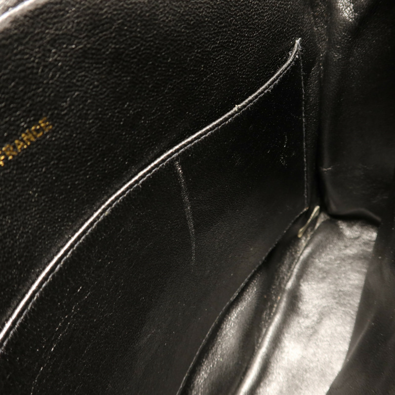 CHANEL 羊皮皮革Chain Shoulder金扣鏈帶肩背袋-16