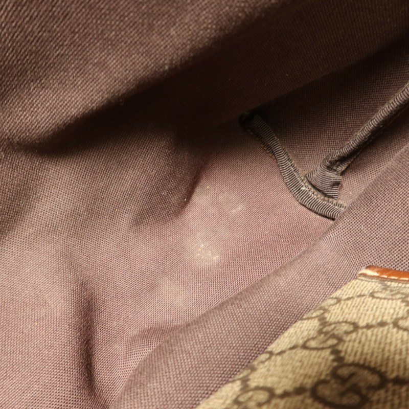 GUCCI 塗層帆布Shoulder Tote金扣肩背袋/手挽袋-15