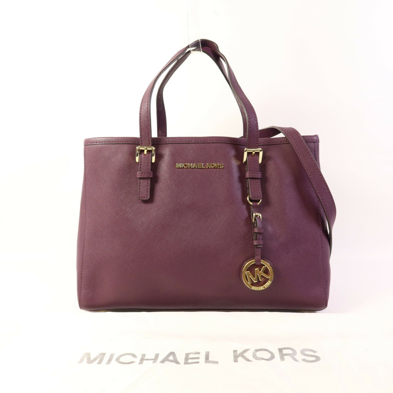 Michael Kors 塗層帆布2 Way Shoulder金扣手挽肩背兩用袋-15