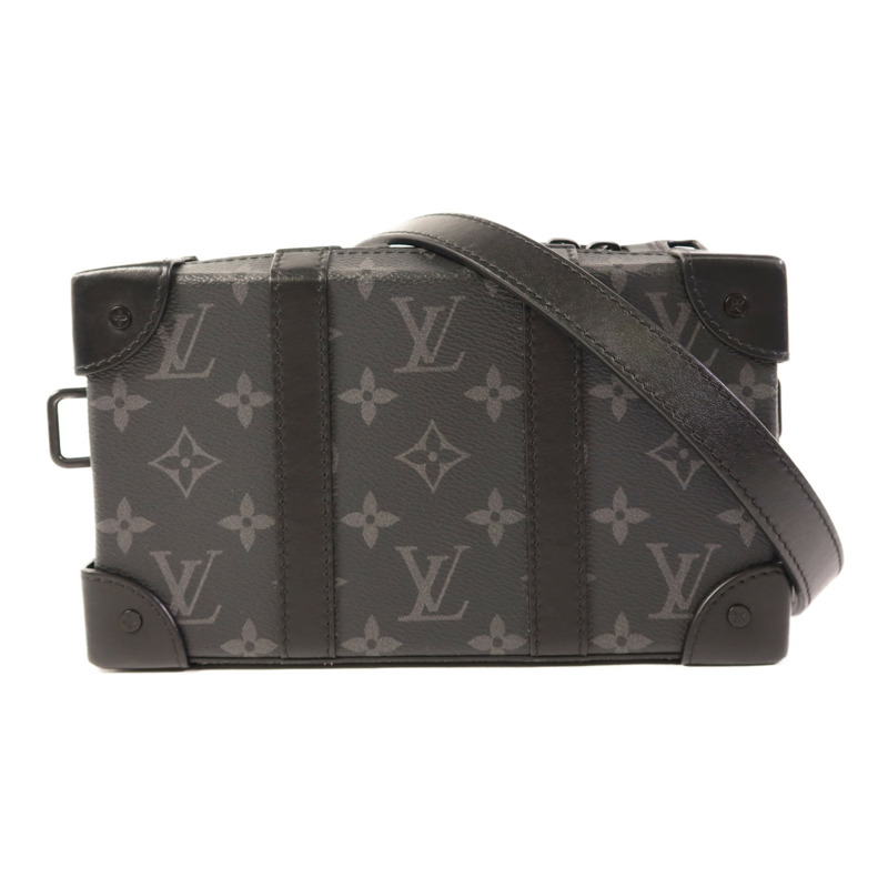 LOUIS VUITTON Monogram Eclipse Soft Trunk Wallet肩背袋-0