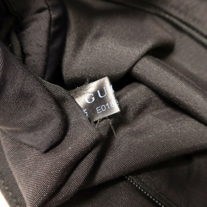 GUCCI 尼龍Shoulder Tote金扣肩背袋/手挽袋-15