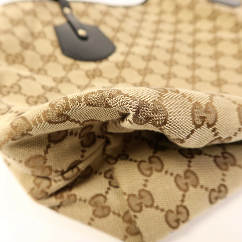 GUCCI 帆布Jolie Tote金扣肩背袋/手挽袋-14