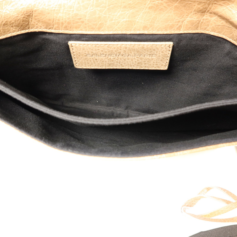 BALENCIAGA 羊皮皮革Clutch金扣手拿包-4