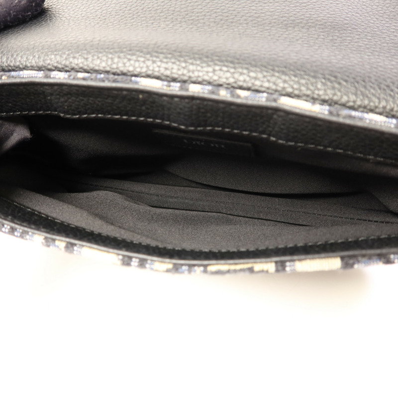 Dior 帆布Oblique Waist/Body Bag銀扣腰包-5