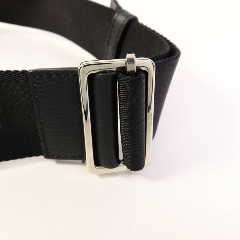 Dior 帆布Oblique Waist/Body Bag銀扣腰包-9