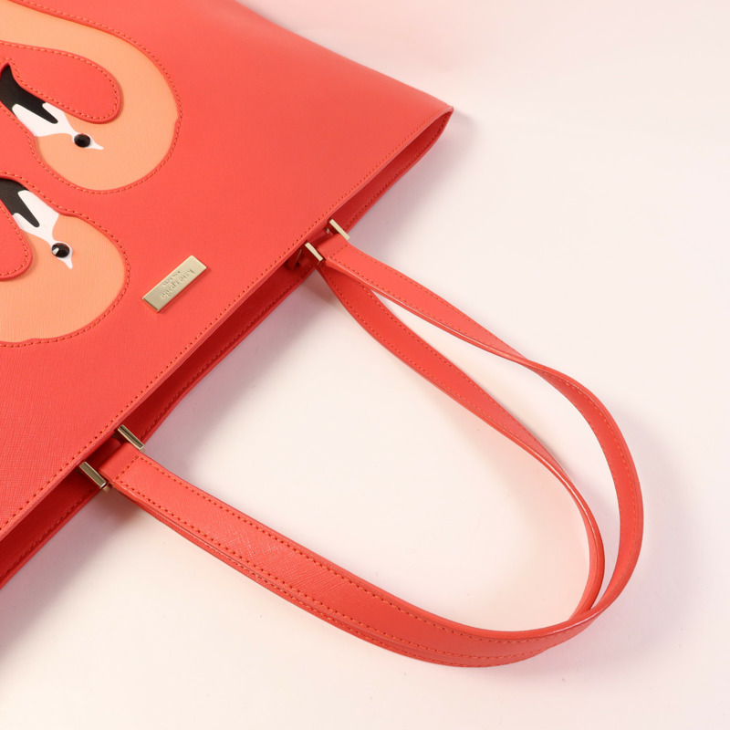 Kate Spade 塗層帆布Shoulder Tote金扣肩背袋/手挽袋-4