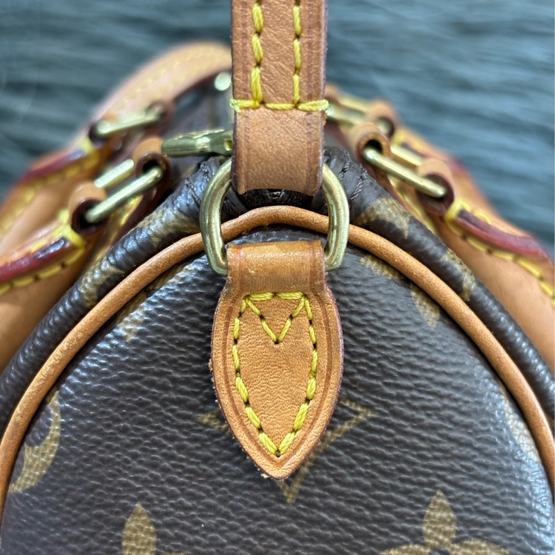 LV M61252 NANO SPEEDY 原花老花字紋迷你 手提包肩背包斜背包波士頓包 M81085可參考 斷貨款-2