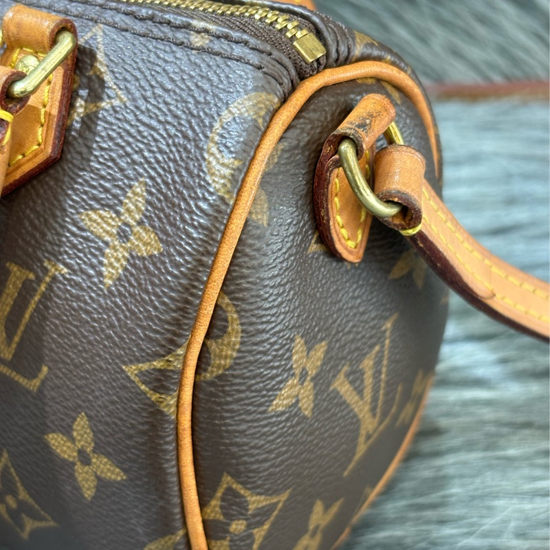 LV M61252 NANO SPEEDY 原花老花字紋迷你 手提包肩背包斜背包波士頓包 M81085可參考 斷貨款-12