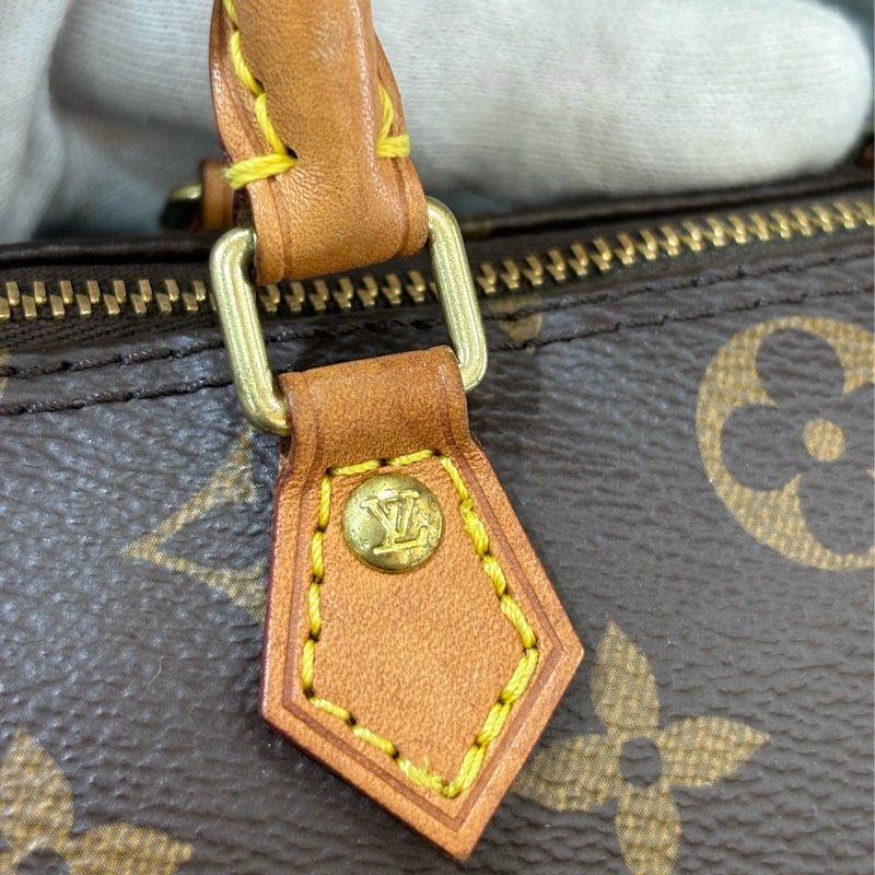 LV M61252 NANO SPEEDY 原花老花字紋迷你 手提包肩背包斜背包波士頓包 M81085可參考 斷貨款-28