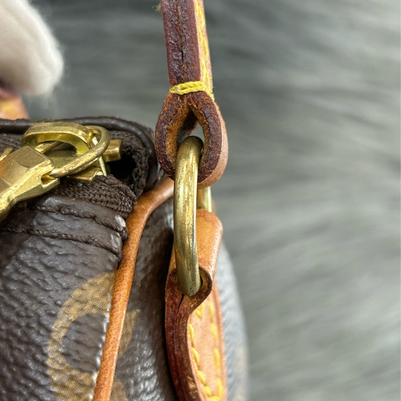 LV M61252 NANO SPEEDY 原花老花字紋迷你 手提包肩背包斜背包波士頓包 M81085可參考 斷貨款-34
