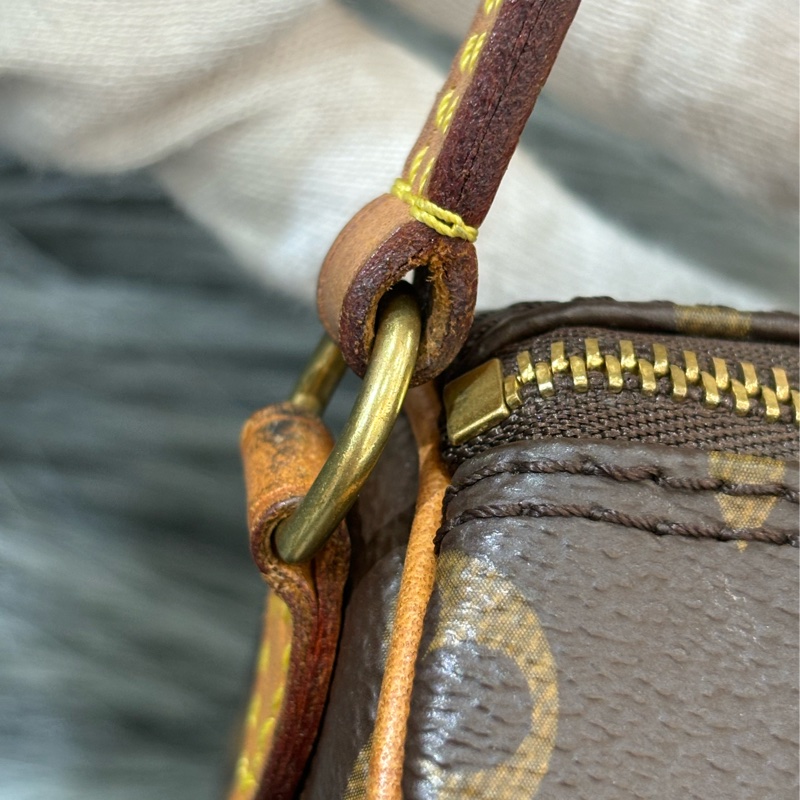 LV M61252 NANO SPEEDY 原花老花字紋迷你 手提包肩背包斜背包波士頓包 M81085可參考 斷貨款-35
