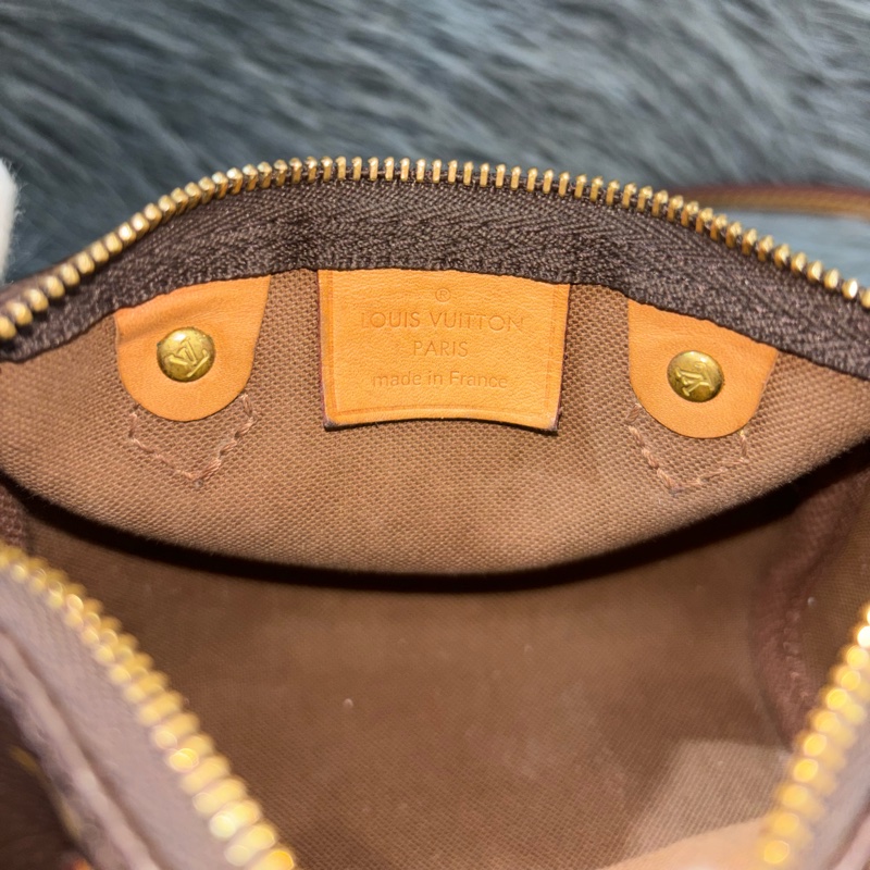 LV M61252 NANO SPEEDY 原花老花字紋迷你 手提包肩背包斜背包波士頓包 M81085可參考 斷貨款-45