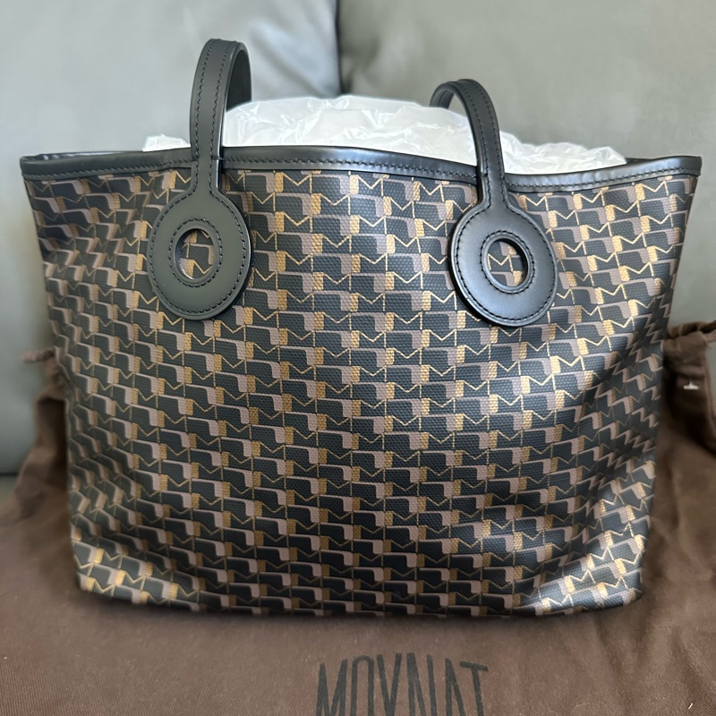 Moynat tote bag PM side-1