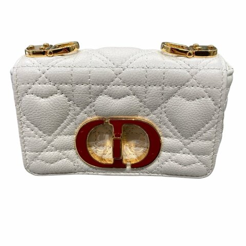 DIOR 迪奧 MICRO CARO 斜背包 白色