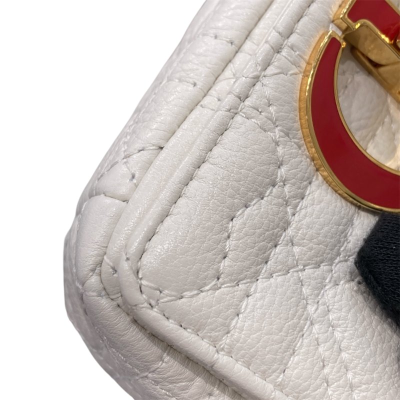 DIOR 迪奧 MICRO CARO 斜背包 白色-10