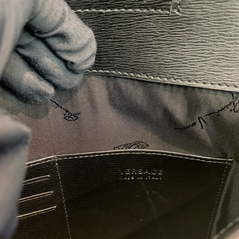 Versace 范思哲黑色牛皮手包 XA531-8