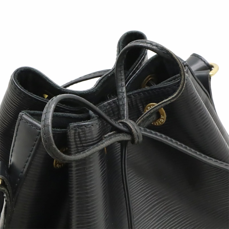 「JL精品代購」9新 LV 黑色水波紋 水桶包-5