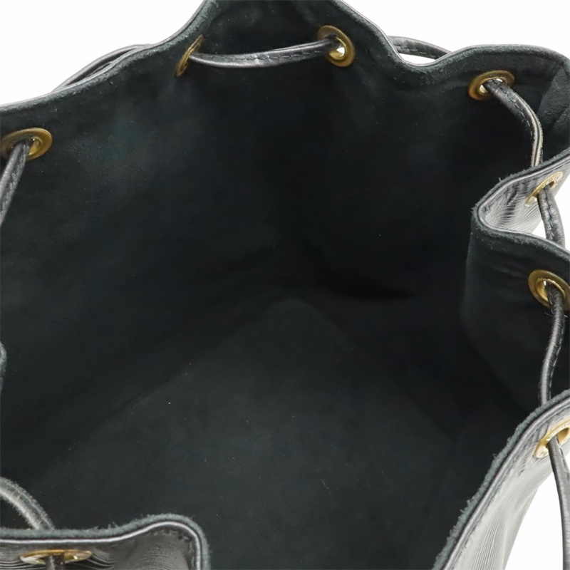 「JL精品代購」9新 LV 黑色水波紋 水桶包-6