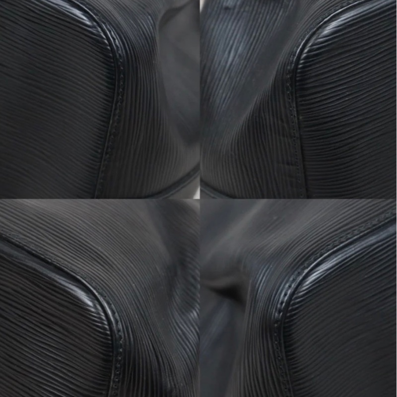 「JL精品代購」9新 LV 黑色水波紋 水桶包-8