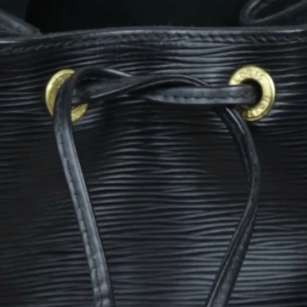 「JL精品代購」9新 LV 黑色水波紋 水桶包-9