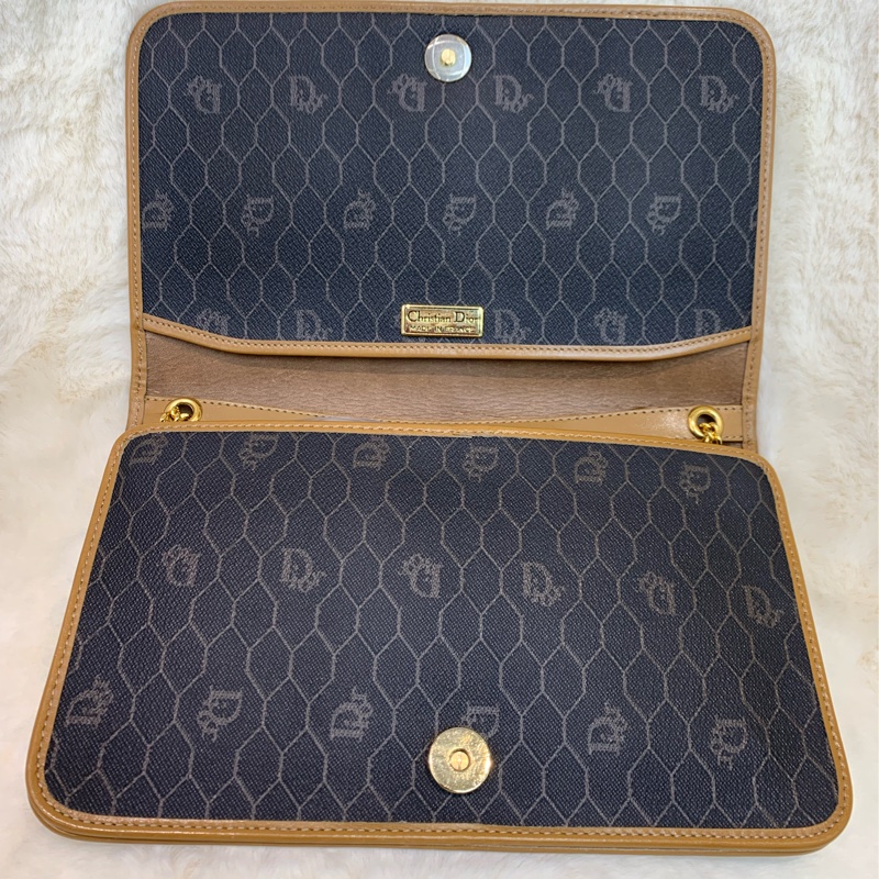 Dior 黑色蜂巢Woc 鏈條包 XB284-19