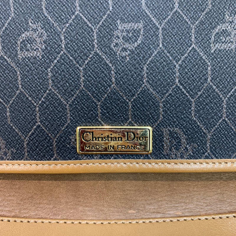 Dior 黑色蜂巢Woc 鏈條包 XB284-21